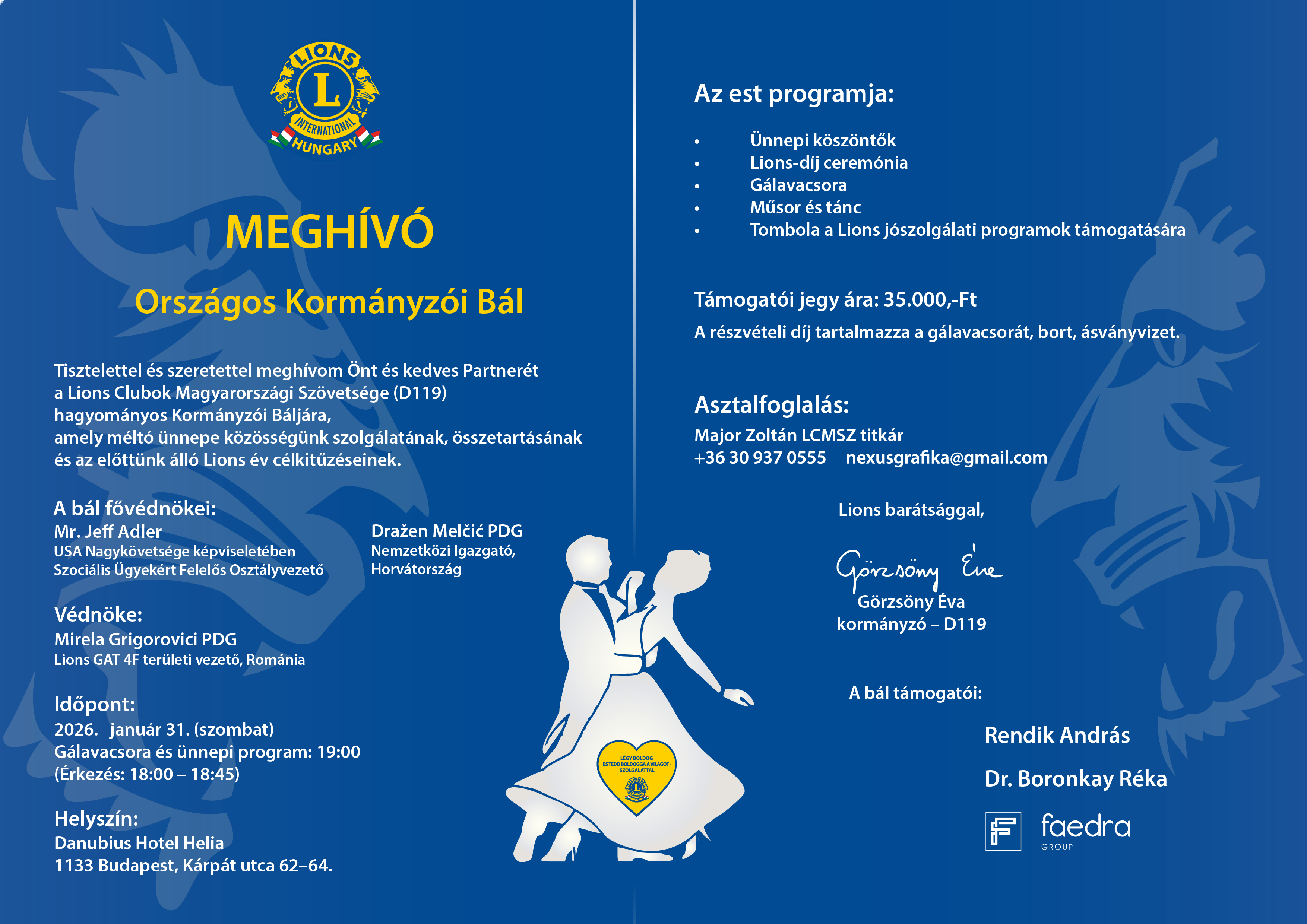 Kormányzói Bál 2026